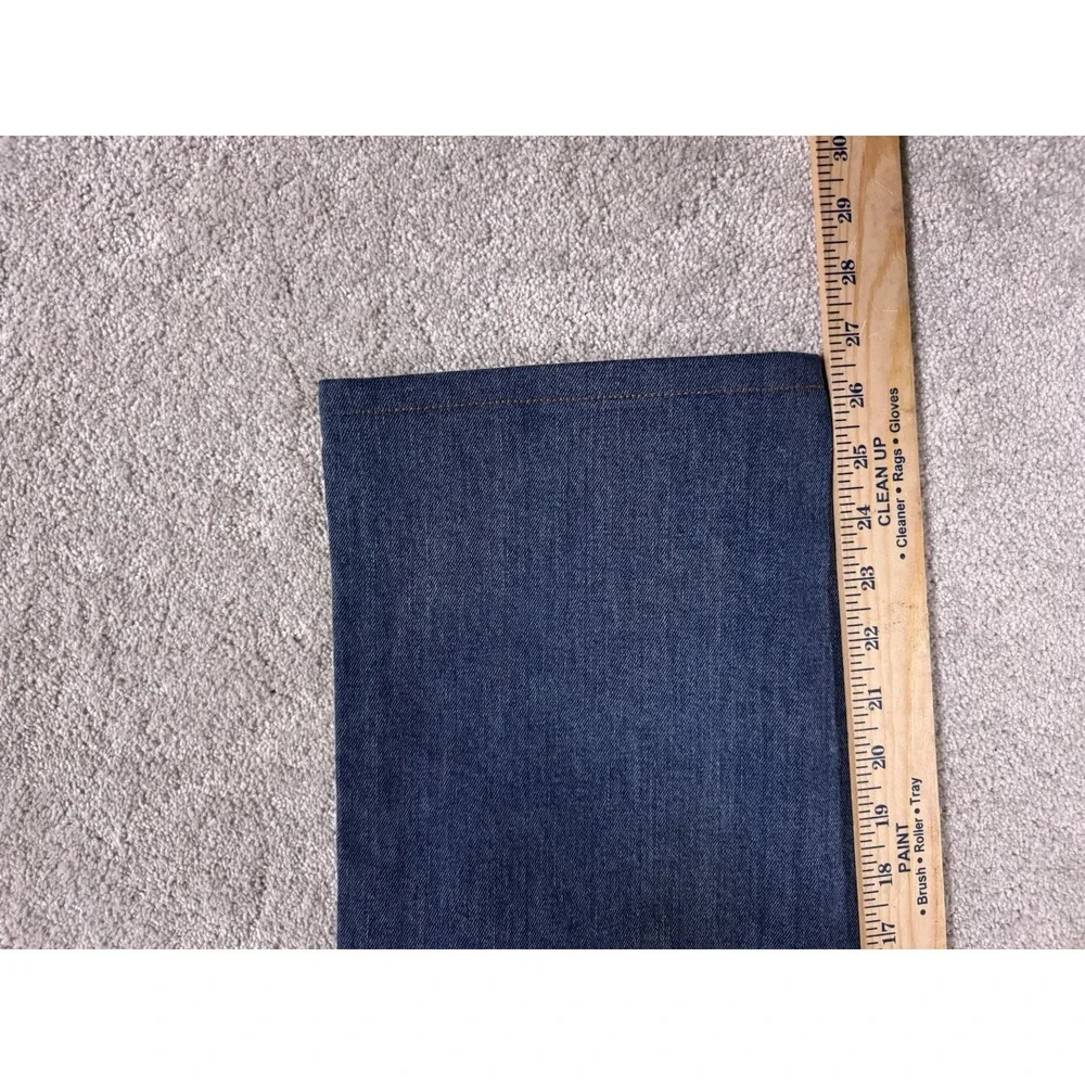 Levis Jeans‎ Men's 34x27*** 505 Dark Wash Straight Leg Stretch Cotton Blend EUC